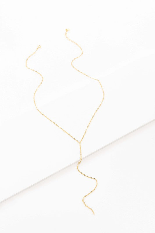 Chain Lariat Necklace - lolaluxeshop