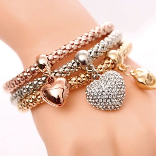 GSR Bracelet Set- Bubble Hearts - lolaluxeshop