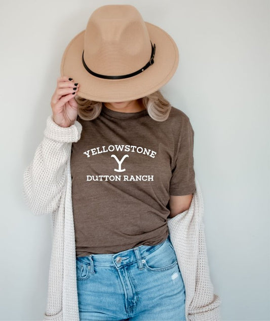Yellowstone Dutton Ranch Boutique Style Tee - lolaluxeshop