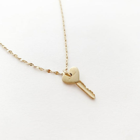Amour Key to my Heart Necklace - lolaluxeshop