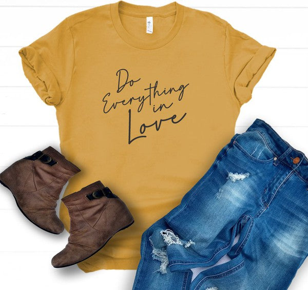 Do Everything in Love Crew Neck Softstyle Tee - lolaluxeshop