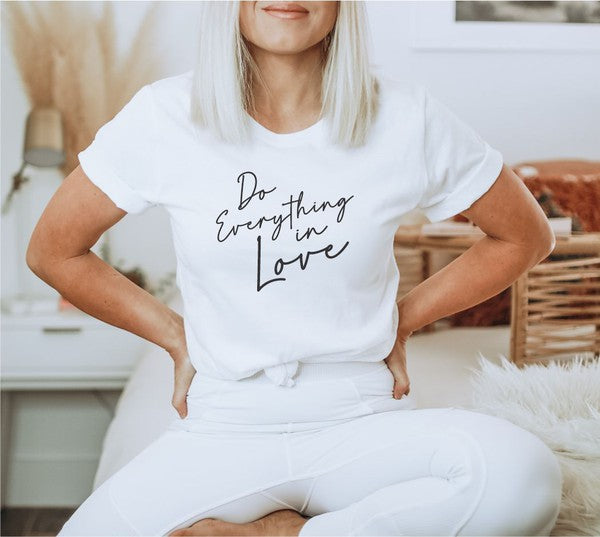 Do Everything in Love Crew Neck Softstyle Tee - lolaluxeshop