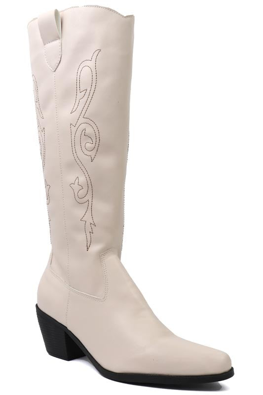 Beautiful Western Style Tall Boots - lolaluxeshop