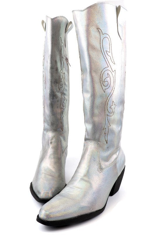 Beautiful Western Style Tall Boots - lolaluxeshop