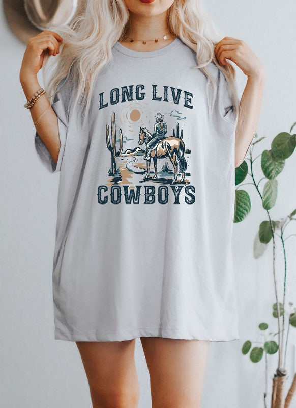 Long Live Cowboys Graphic Tee - lolaluxeshop