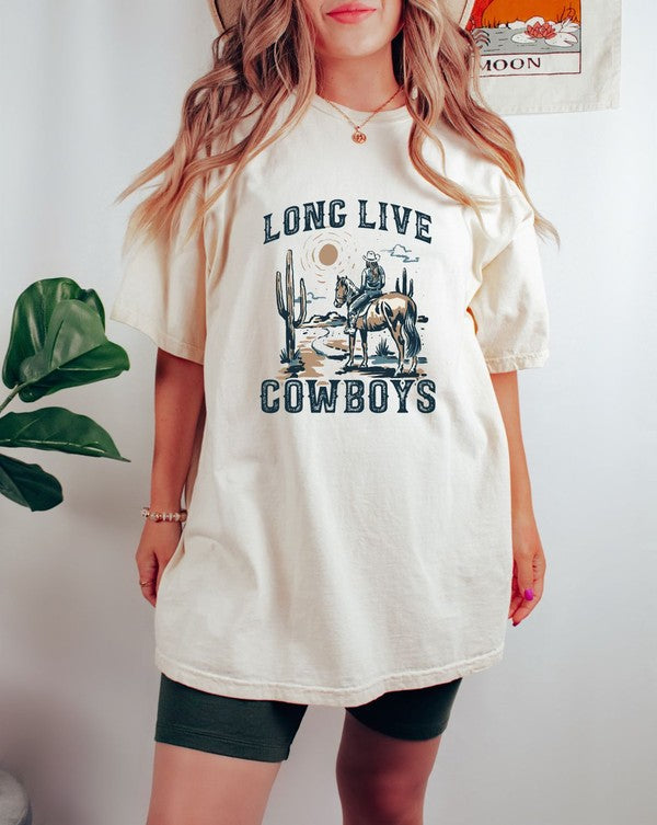 Long Live Cowboys Graphic Tee - lolaluxeshop