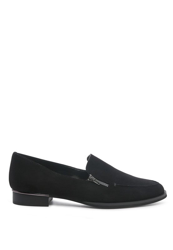 SARA Suede Slip-On Loafers - lolaluxeshop