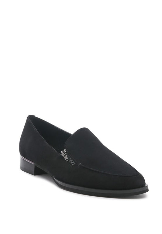SARA Suede Slip-On Loafers - lolaluxeshop