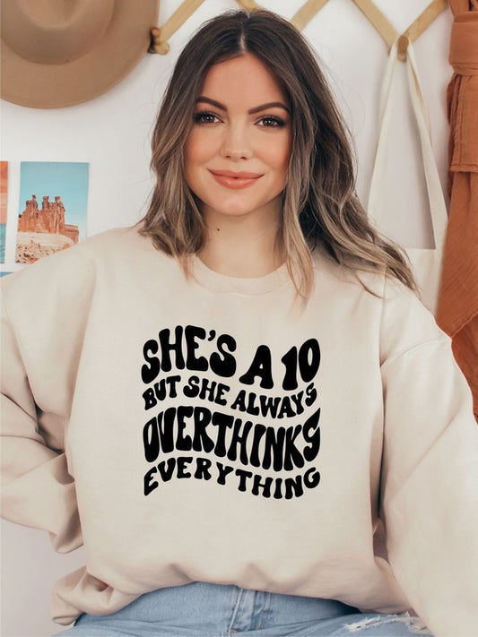 She's a 10 but she always overthinks everything - lolaluxeshop
