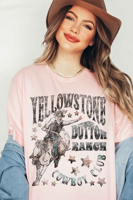 YELLOWSTONE DUTTON RANCH GRAPHIC PLUS SIZE TEE - lolaluxeshop