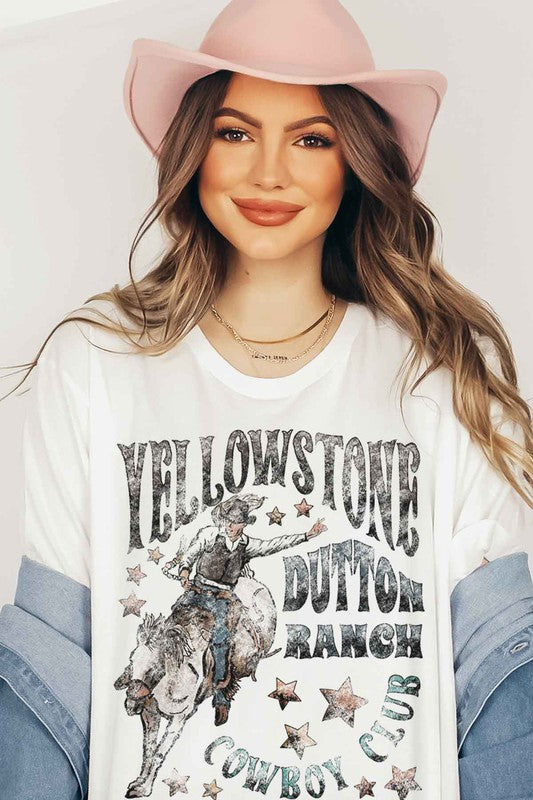 YELLOWSTONE DUTTON RANCH GRAPHIC PLUS SIZE TEE - lolaluxeshop