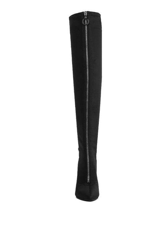 Ronettes Knee High Stretch Long Boots - lolaluxeshop