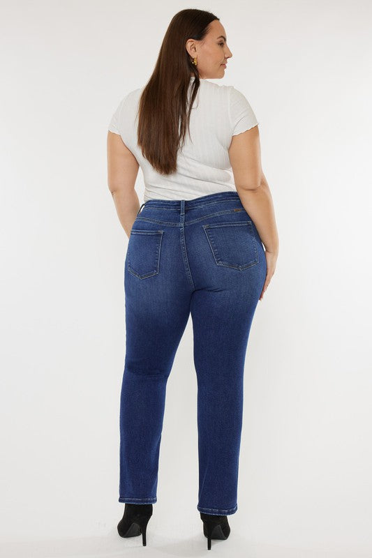 Plus Open Pack Slim Straight Jeans - lolaluxeshop