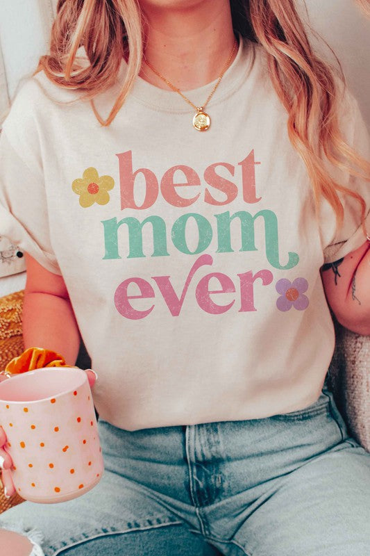 BEST MOM EVER GRAPHIC TEE - lolaluxeshop