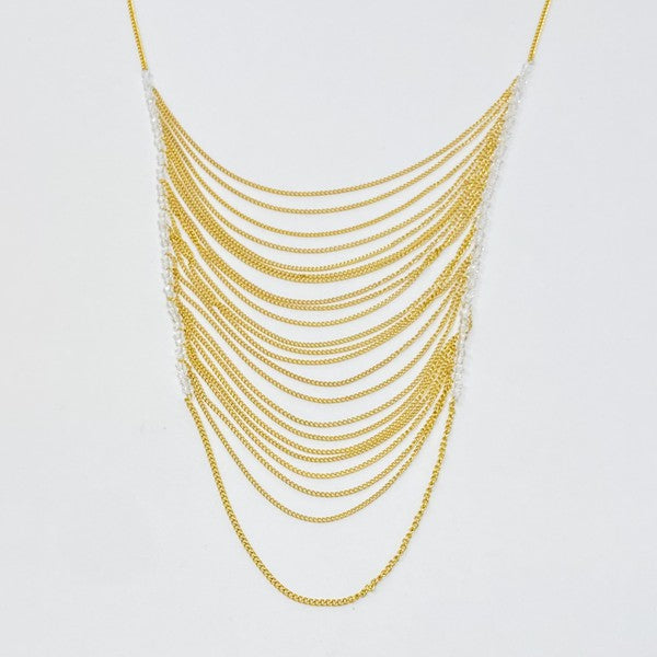 Arched Chain Drop Necklace - lolaluxeshop