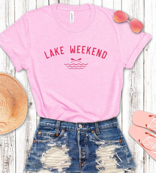 Lake Weekend Graphic Tee - lolaluxeshop