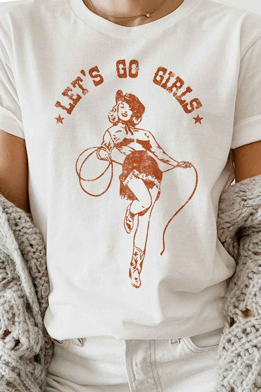 LETS GO GIRLS OVERSIZED GRAPHIC TEE / T-SHIRT