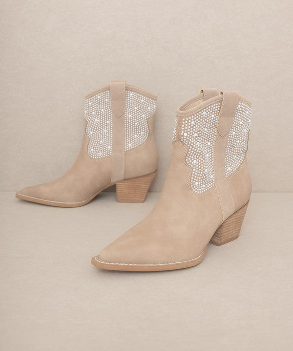OASIS SOCIETY Cannes - Pearl Studded Western Boots - lolaluxeshop