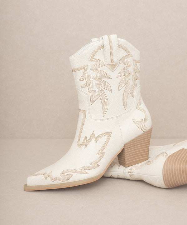 OASIS SOCIETY Nantes - Embroidered Cowboy Boots - lolaluxeshop