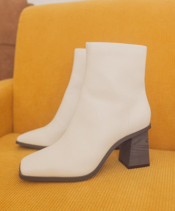 OASIS SOCIETY Vera - Square Toe Ankle Boots - lolaluxeshop