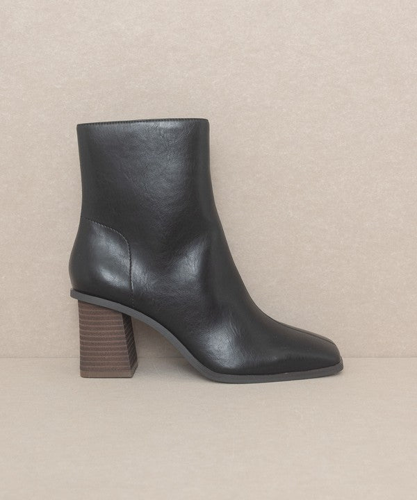 OASIS SOCIETY Vera - Square Toe Ankle Boots - lolaluxeshop