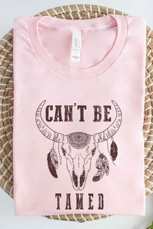 CANT BE TAMED CATTLE GRAPHIC TEE / T-SHIRT - lolaluxeshop