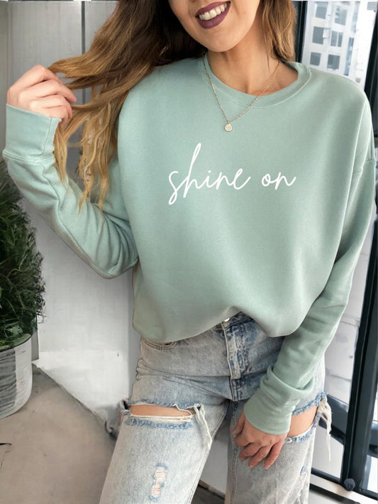 shine on Premium Graphic Sweatshirt - lolaluxeshop
