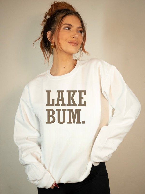 Lake Bum Graphic Sweatshirt - lolaluxeshop