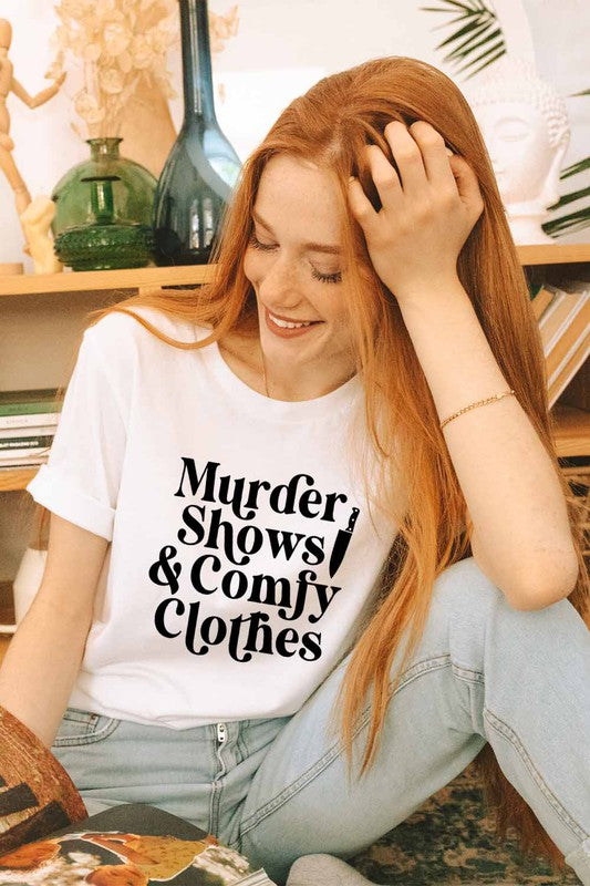 Murder Shows Graphic Tee - lolaluxeshop