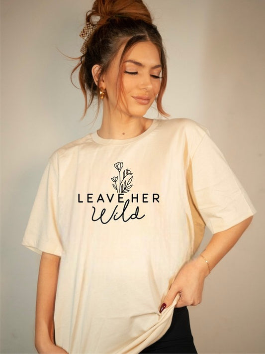 Leave Her Wild Graphic Boutique Tee