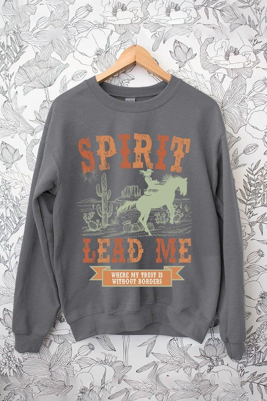 Desert Worship Spirit Graphic Fleece Sweatshirts - lolaluxeshop