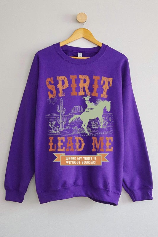 Desert Worship Spirit Graphic Fleece Sweatshirts - lolaluxeshop