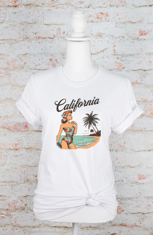 Retro California Graphic Tee - lolaluxeshop