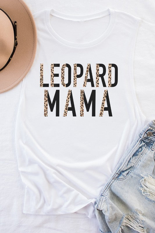 Mother's Day Leopard Mama Tank Top - lolaluxeshop