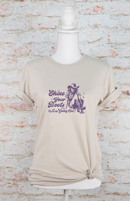 Shine Your Boots Graphic Tee - lolaluxeshop