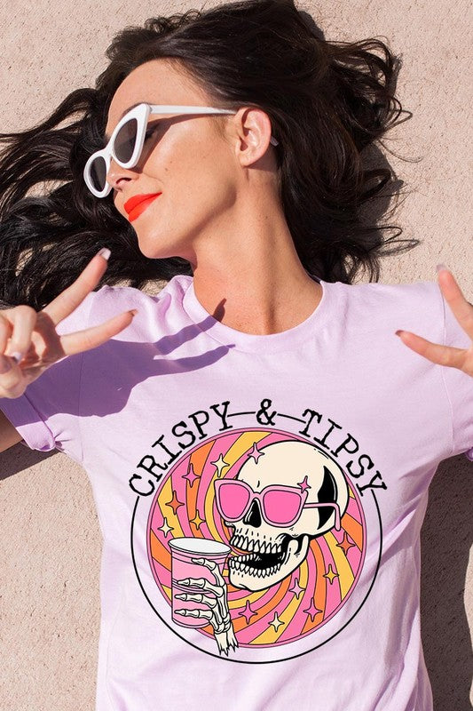 Crispy&Tipsy Graphic T Shirts - lolaluxeshop