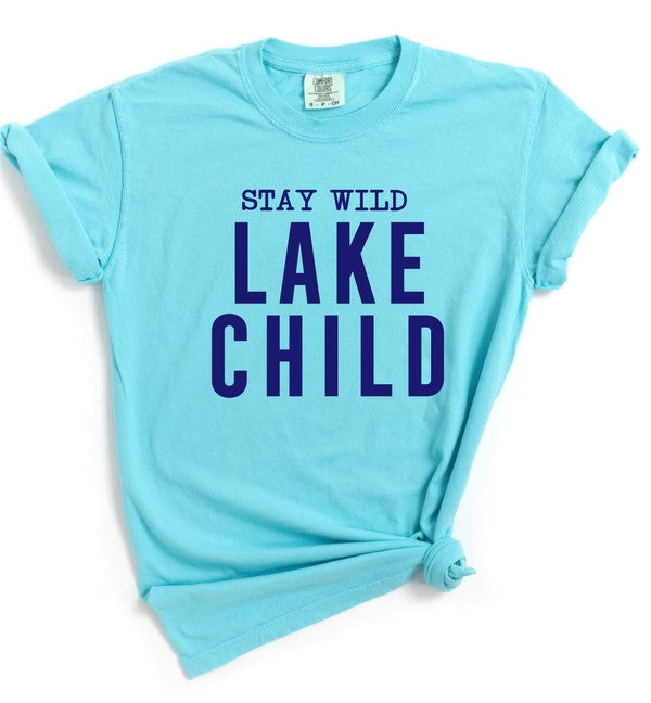 Stay Wild Lake Child Comfort Color Graphic Tee