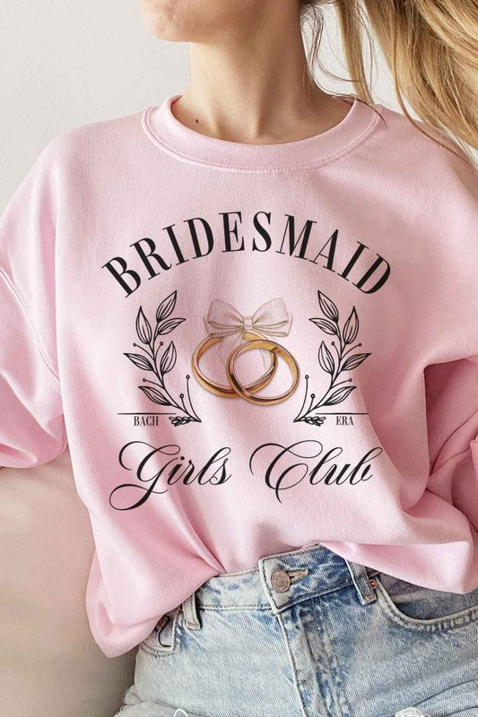 BRIDESMAID GIRLS CLUB GRAPHIC SWEATSHIRT