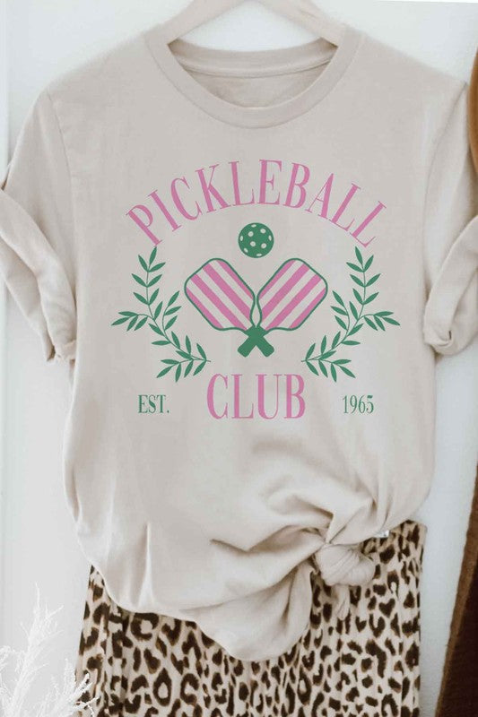 PICKLEBALL CLUB GRAPHIC TEE