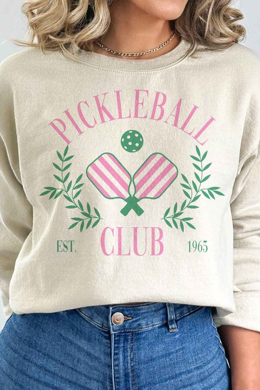 PICKLEBALL CLUB GRAPHIC SWEATSHIRT