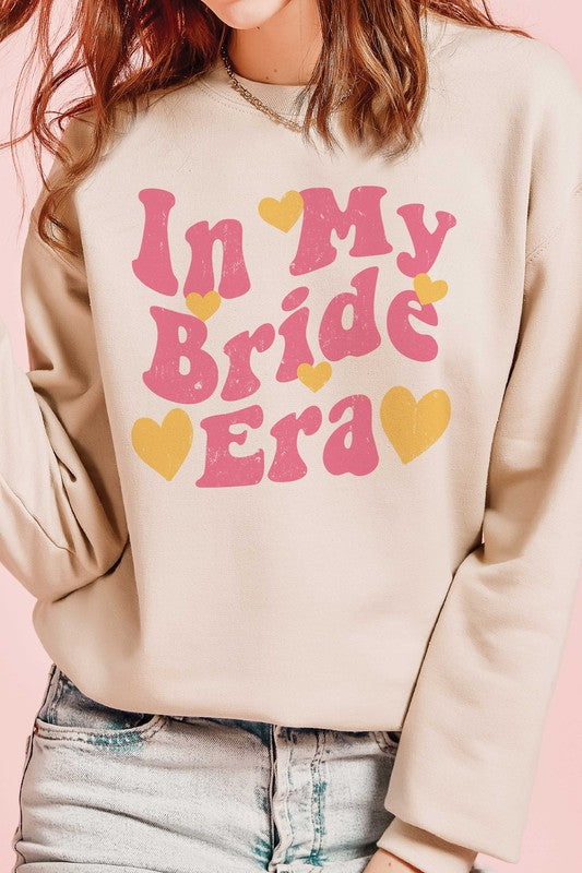 PLUS SIZE - IN MY BRIDE ERA Graphic Sweatshirt - lolaluxeshop