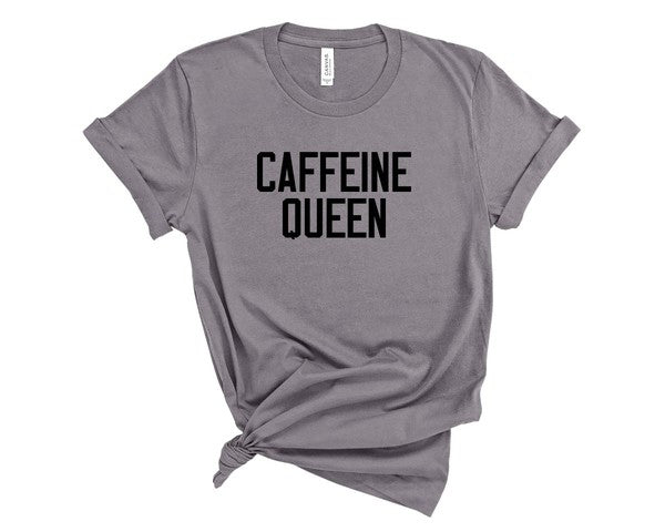 Caffeine Queen Crewneck Tee - lolaluxeshop