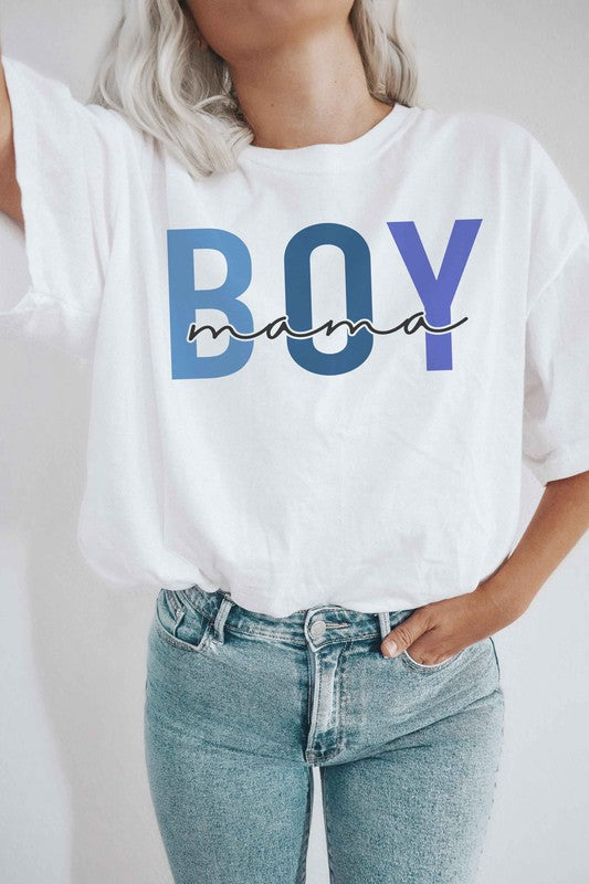 BOY MAMA Graphic T-Shirt - lolaluxeshop