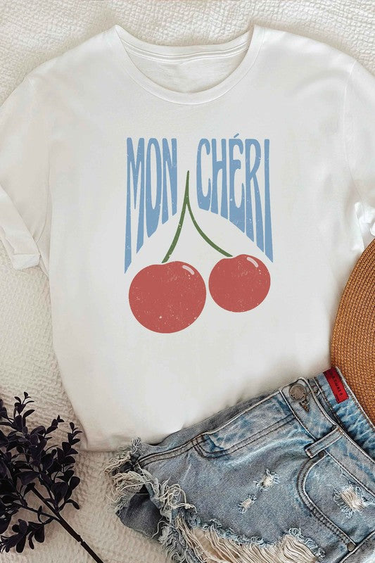MON CHERI Graphic T-Shirt - lolaluxeshop