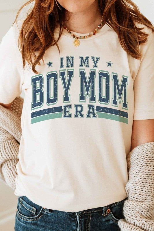 IN MY BOY MOM ERA Graphic T-Shirt - lolaluxeshop