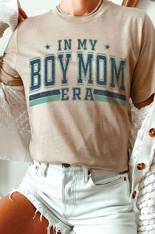 IN MY BOY MOM ERA Graphic T-Shirt - lolaluxeshop