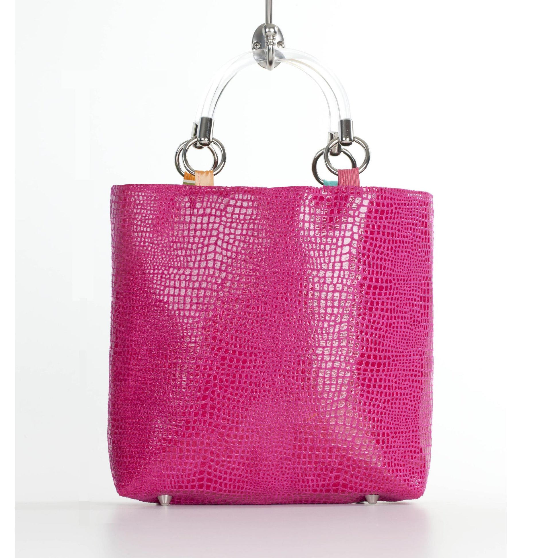 Boa Hot Pink Small Tote - LOLA LUXE