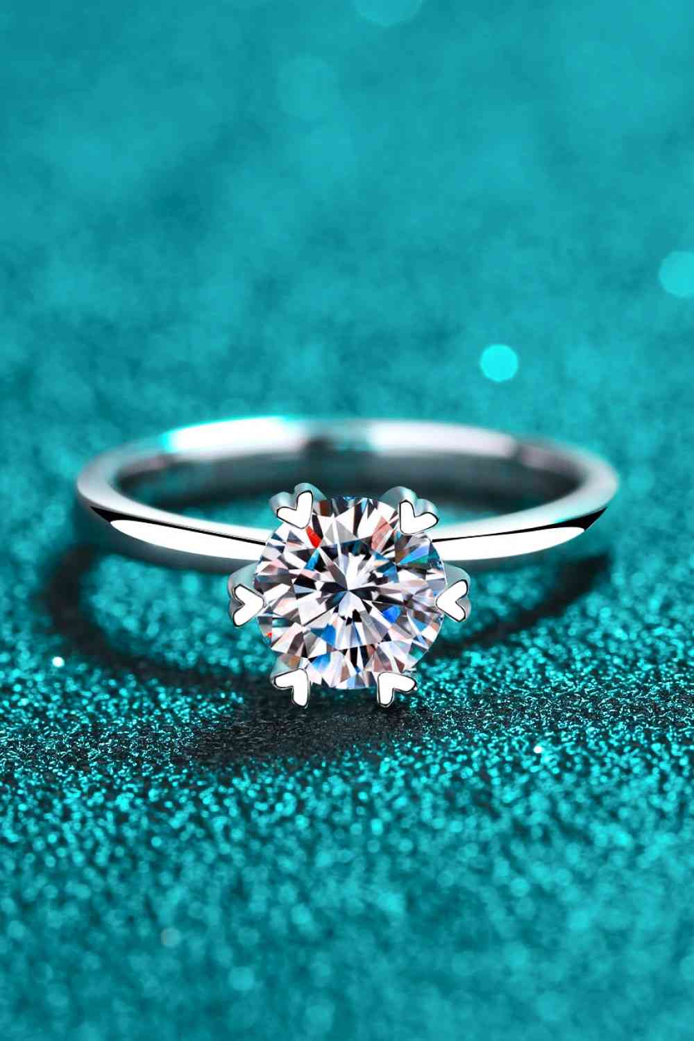 Pleasant Surprise 925 Sterling Silver 1 Carat Moissanite Ring - lolaluxeshop