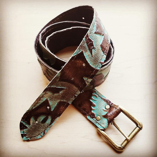 Turquoise Laredo Genuine Leather Belt - lolaluxeshop