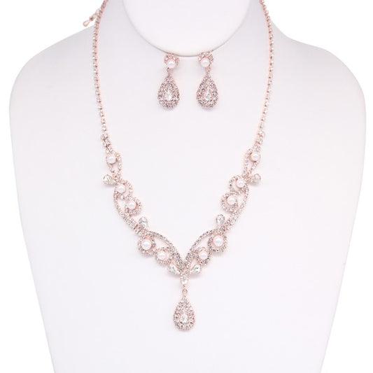 LUXURY NECKLACE AND EARRING SET - LOLA LUXE
